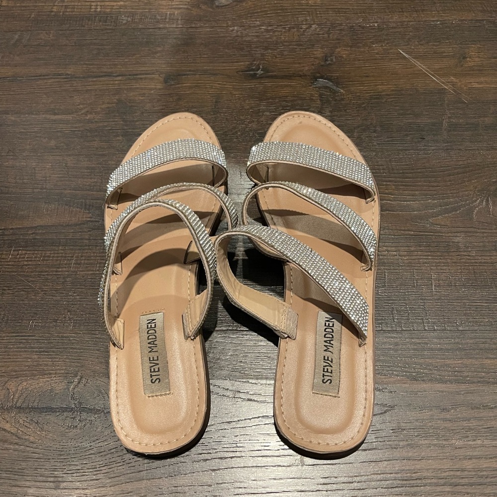 Steve Madden jeweled sandals size 8